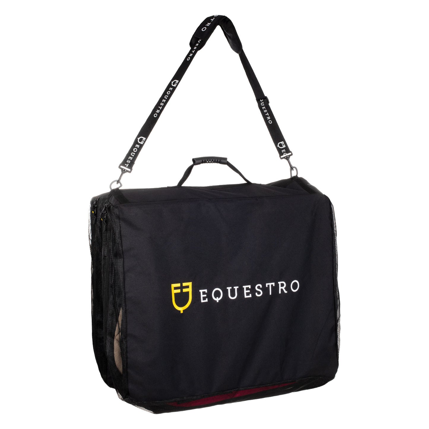 Bolsa porta-sillín con logotipo Equestro - Negro