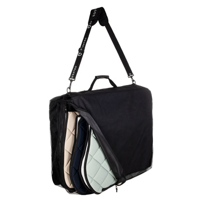 Bolsa porta-sillín con logotipo Equestro - Negro