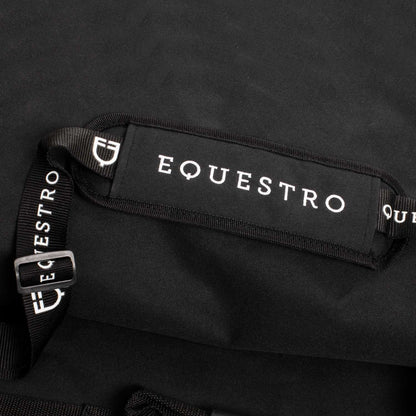 Bolsa porta-sillín con logotipo Equestro - Negro
