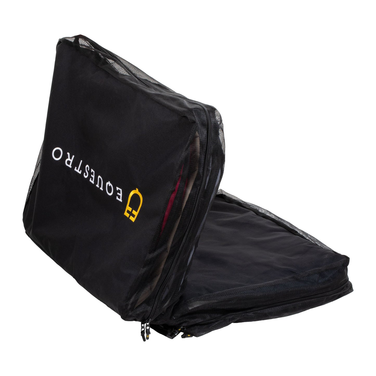 Bolsa porta-sillín con logotipo Equestro - Negro