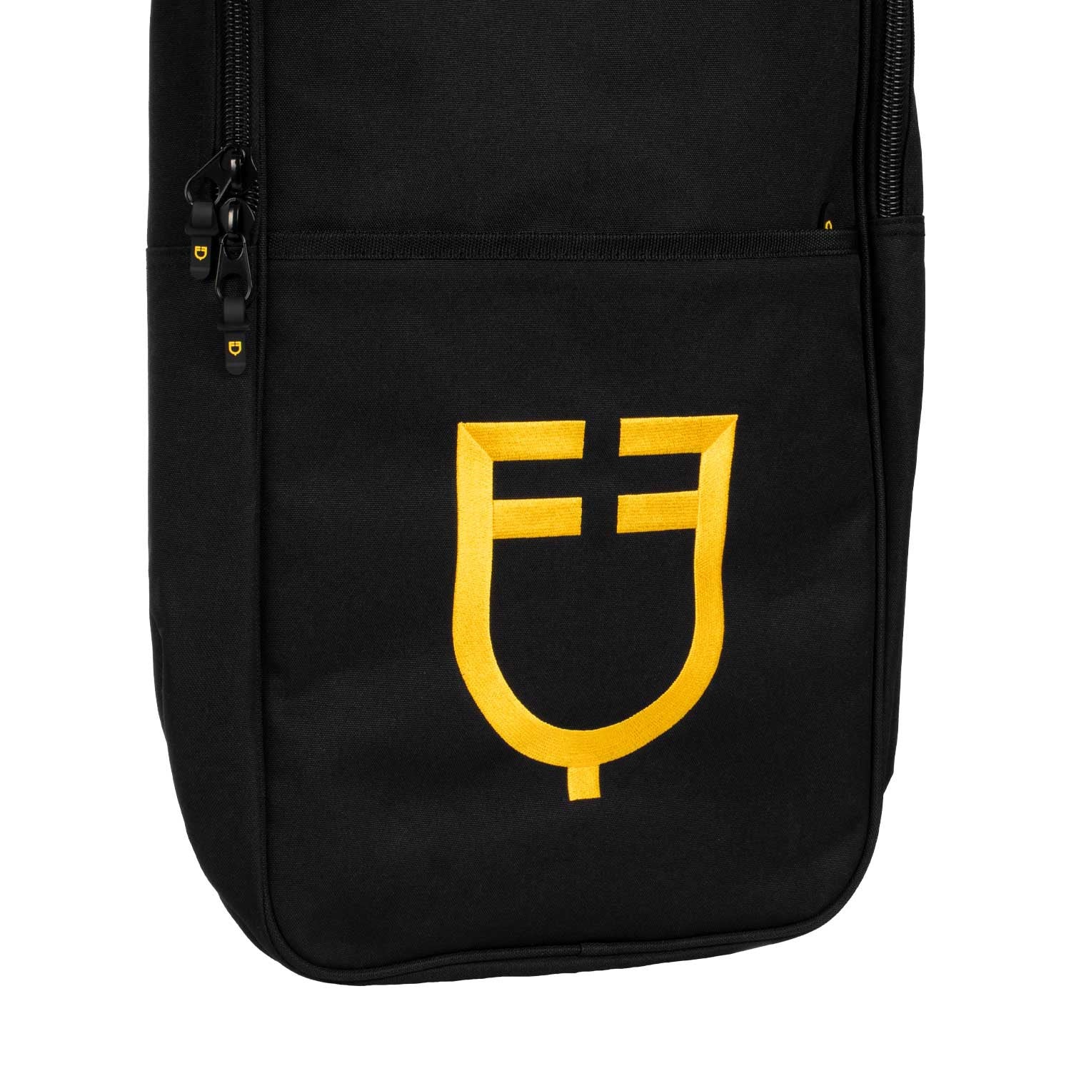 Bolsa porta-reinados con logo bordado Equestro - Negro