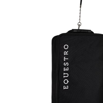 Bolsa porta-reinados con logo bordado Equestro - Negro