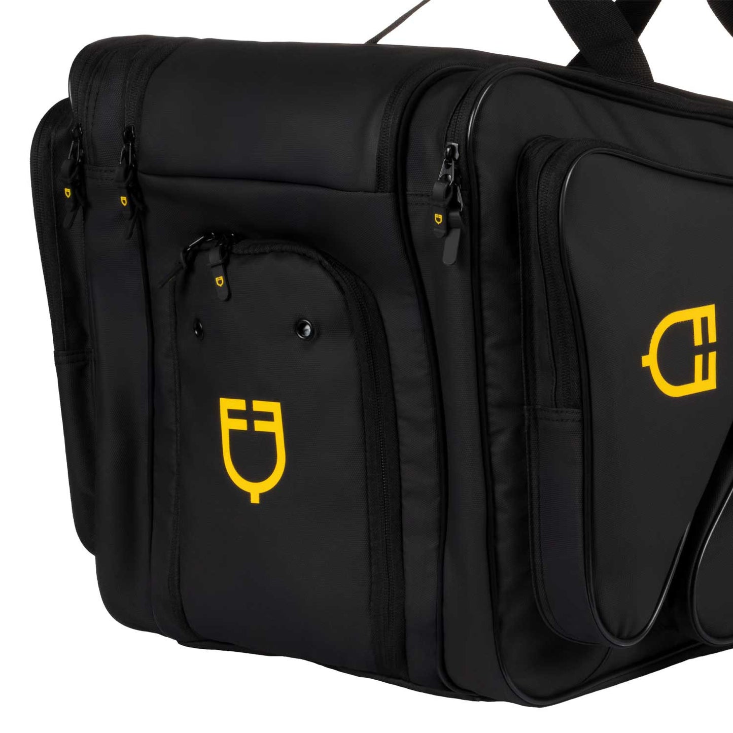 Bolsa para botas en tejido técnico con diseño inteligente Equestro - Negro