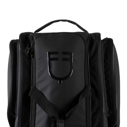 Bolsa para botas en tejido técnico con diseño inteligente Equestro - Negro