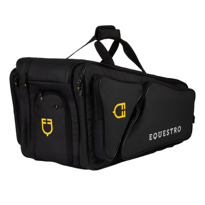Bolsa para botas en tejido técnico con diseño inteligente Equestro - Negro
