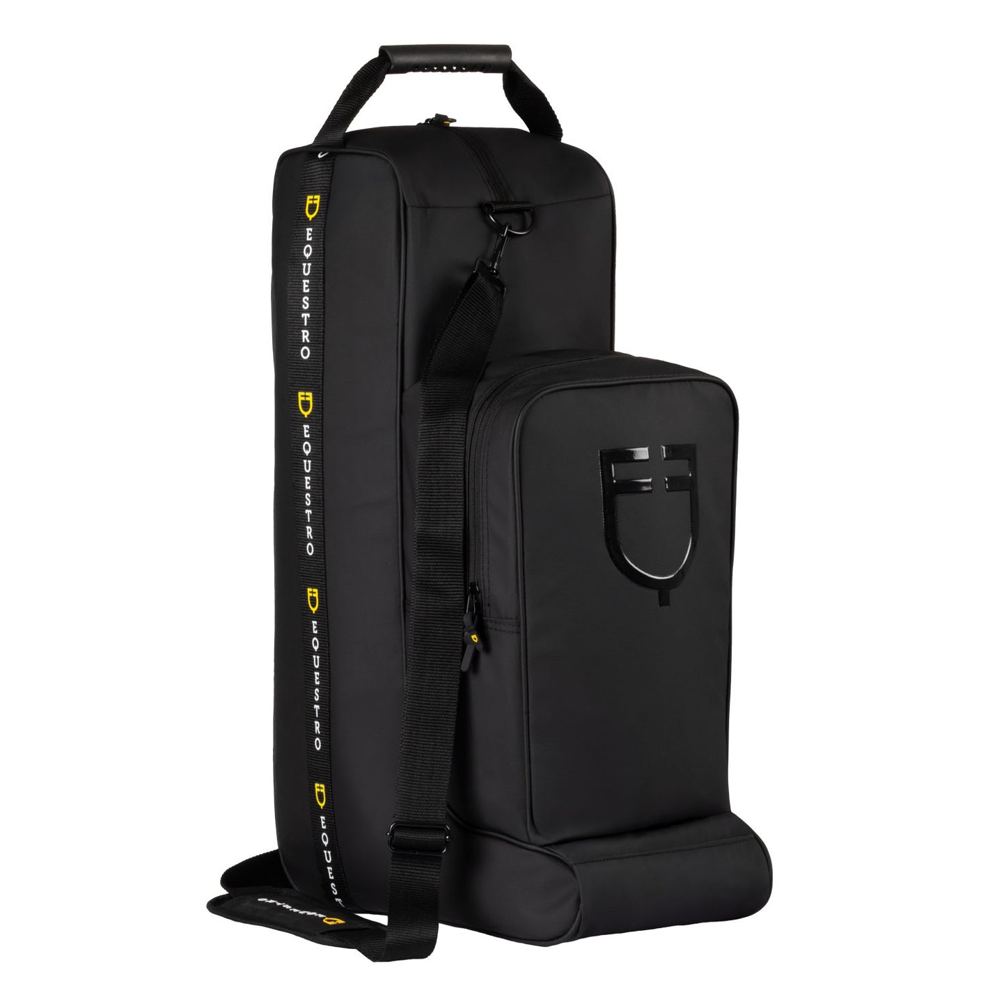 Bolsa para botas y casco de tela técnica Equestro - Negro