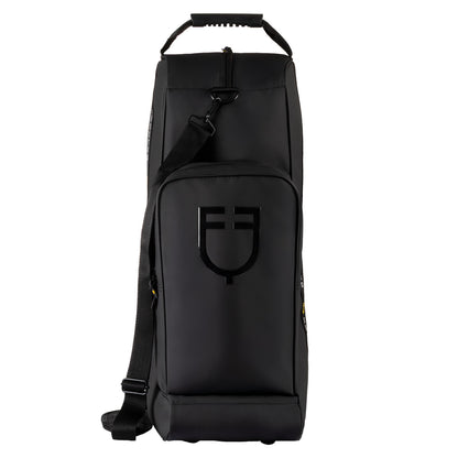 Bolsa para botas y casco de tela técnica Equestro - Negro