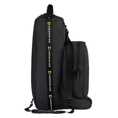 Bolsa para botas y casco de tela técnica Equestro - Negro