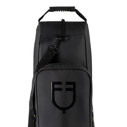 Bolsa para botas y casco de tela técnica Equestro - Negro