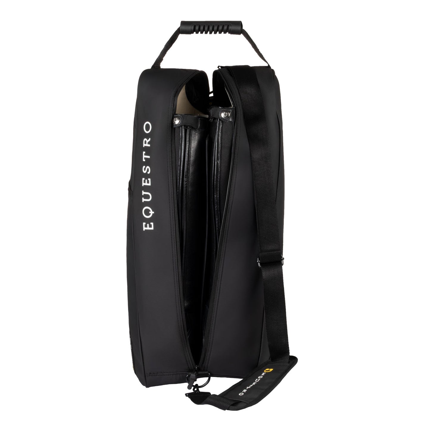 Bolsa para botas y casco de tela técnica Equestro - Negro