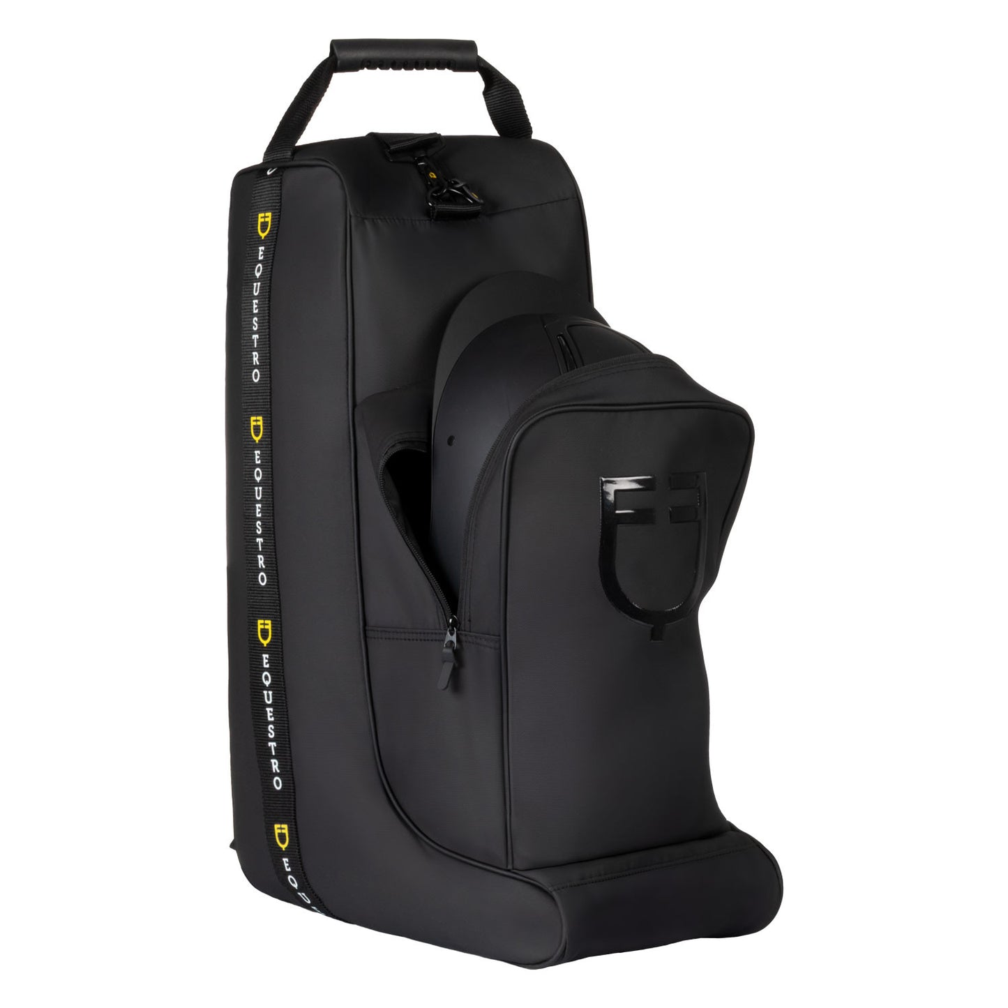 Bolsa para botas y casco de tela técnica Equestro - Negro