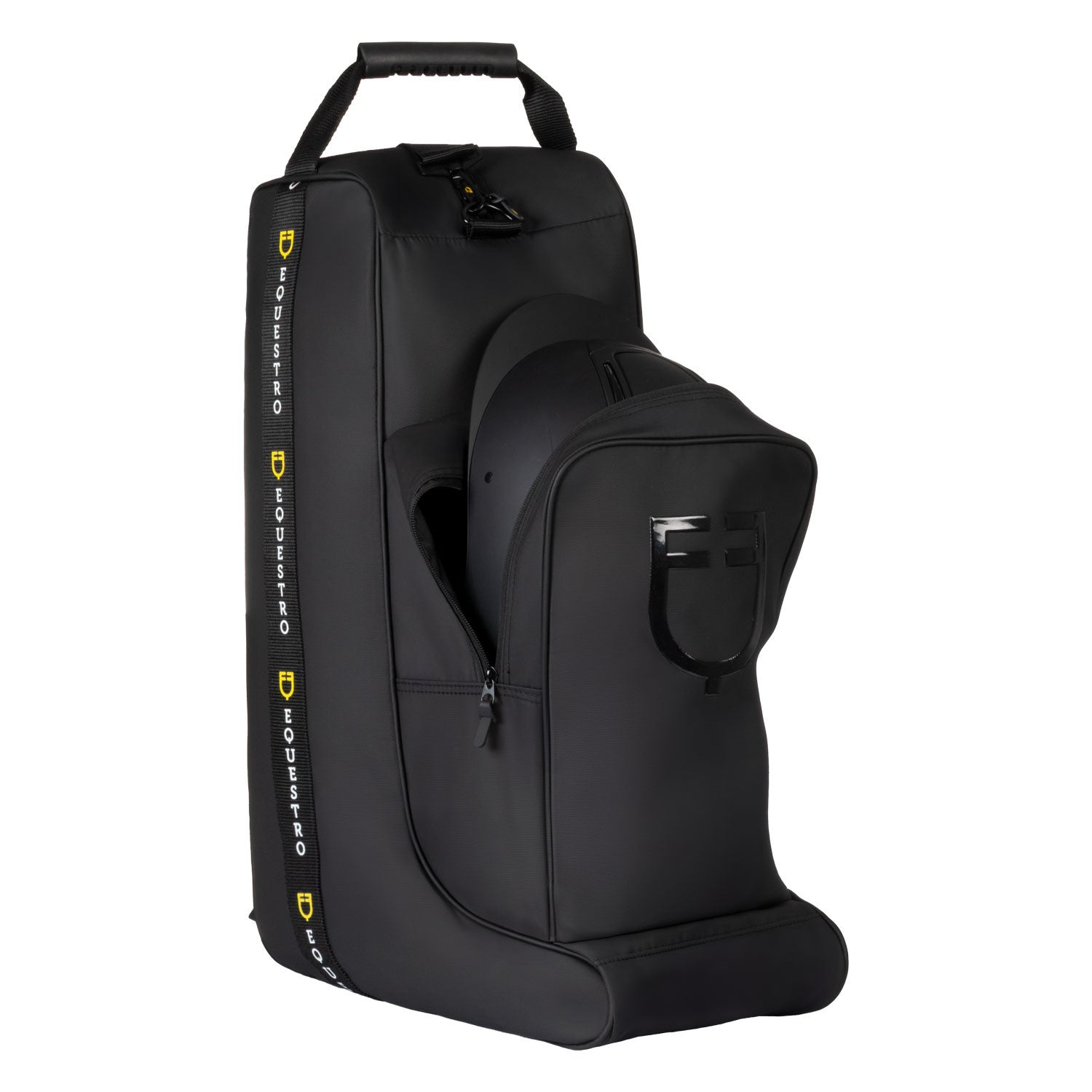 Bolsa para botas y casco de tela técnica Equestro - Negro