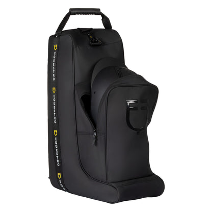 Bolsa para botas y casco de tela técnica Equestro - Negro