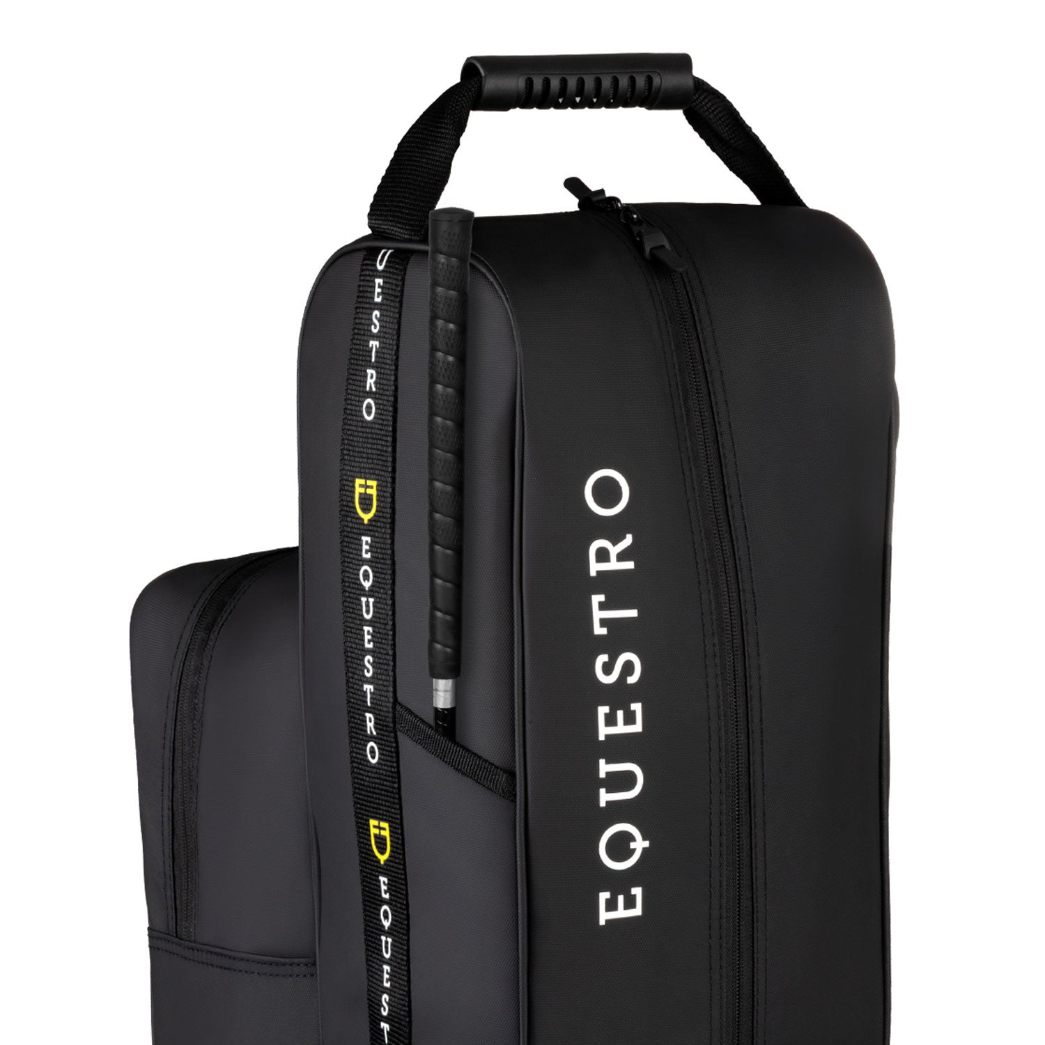 Bolsa para botas y casco de tela técnica Equestro - Negro