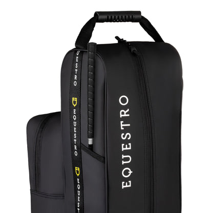 Bolsa para botas y casco de tela técnica Equestro - Negro