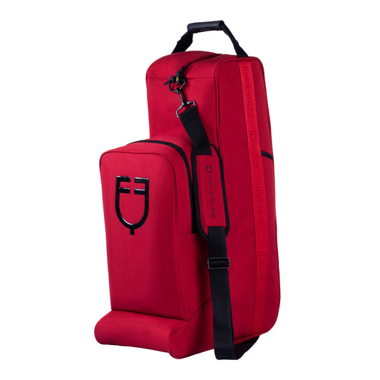 Bolsa para botas y casco de cordura Equestro - Burdeos
