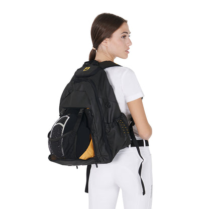 Mochila técnica unisex multibolsillos Equestro - Negro