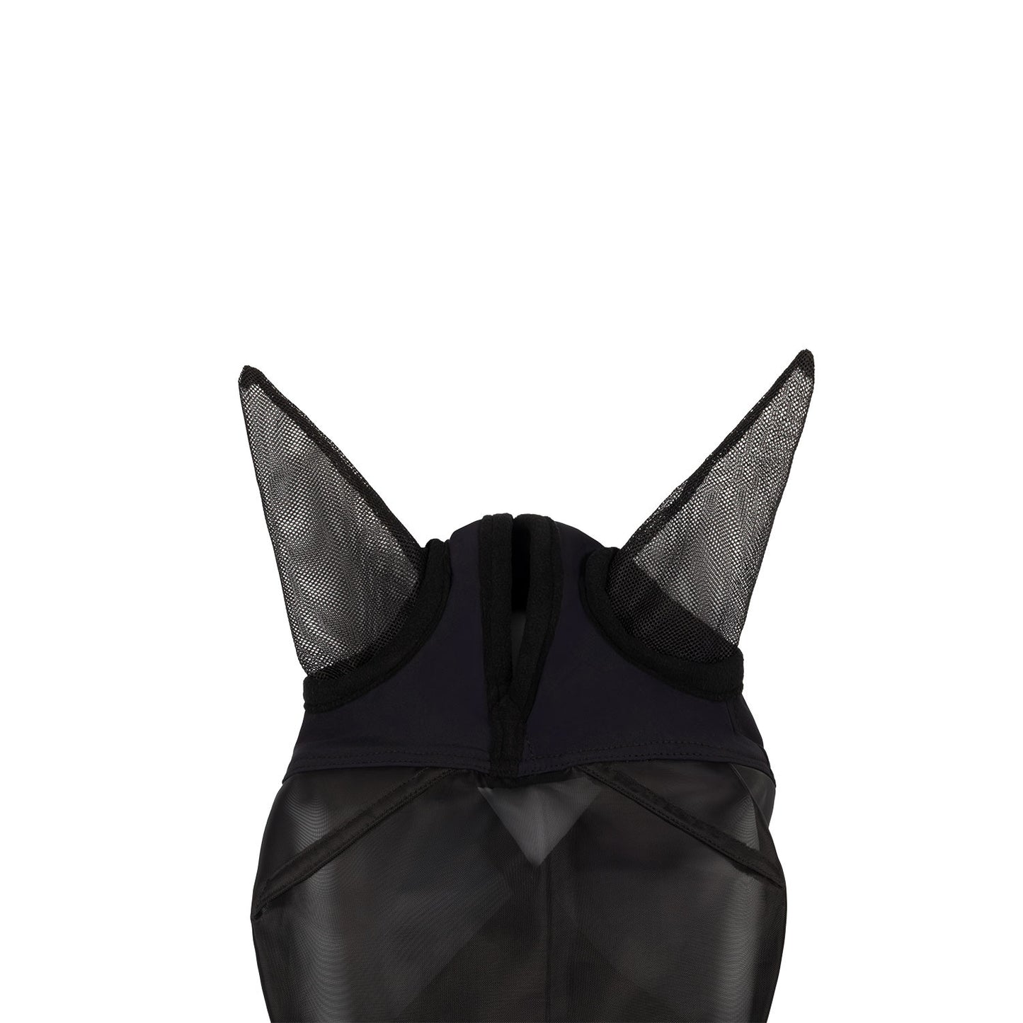 Máscara antimoscas con logotipo frontal Equestro - Negro