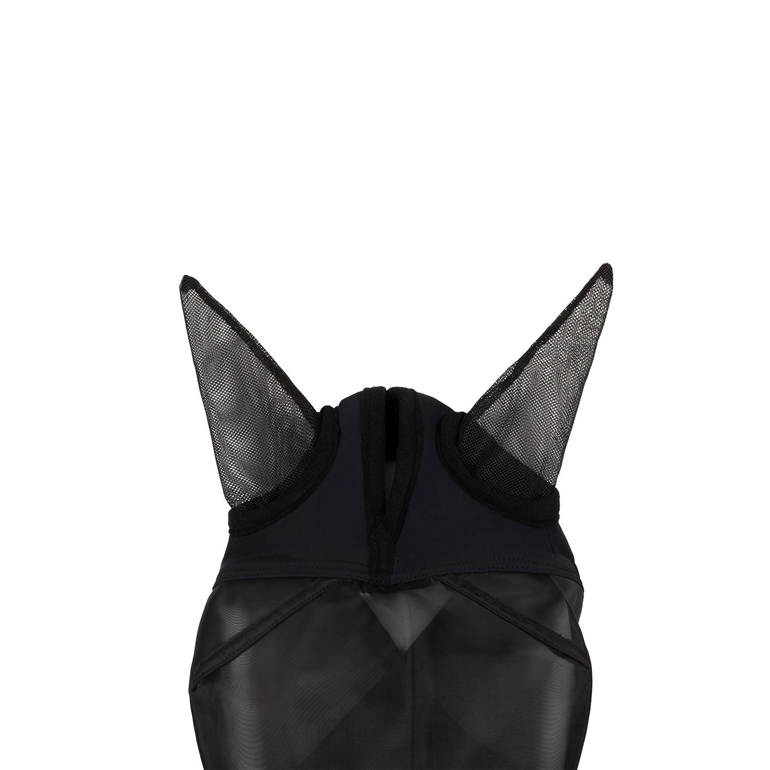 Máscara antimoscas con logotipo frontal Equestro - Negro