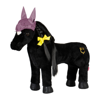 Caballo de juguete Mosca de caballo Capucha Sandía Equestro - Dark Graysh Pink