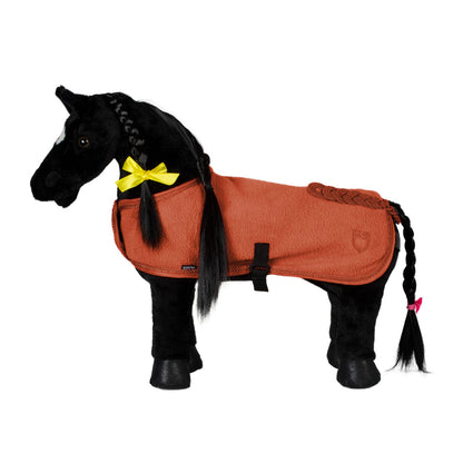 Alfombra de forro polar para juguetes Equestro - Brick Red