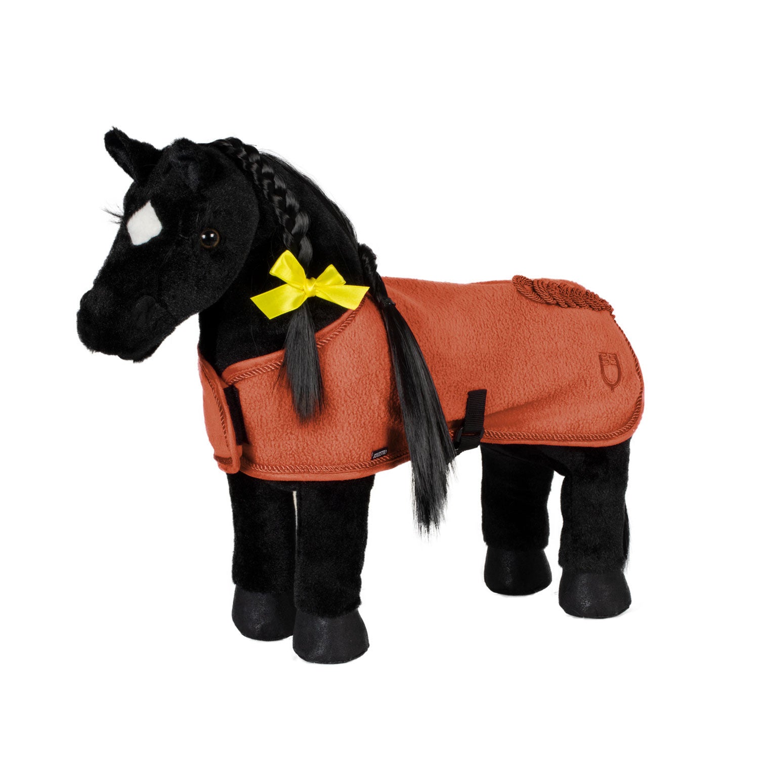 Alfombra de forro polar para juguetes Equestro - Brick Red