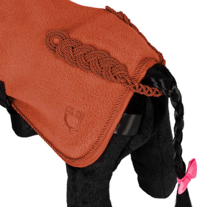 Alfombra de forro polar para juguetes Equestro - Brick Red