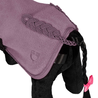 Alfombra de forro polar para juguetes Equestro - Dark Graysh Pink