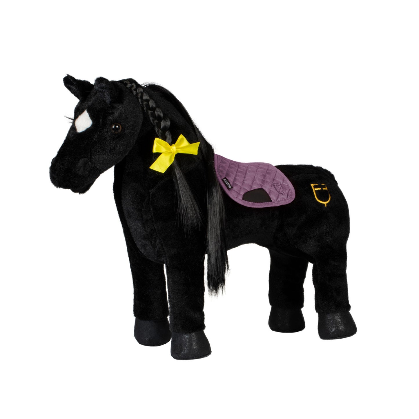 Almohadilla de silla de montar de juguete Equestro - Dark Graysh Pink
