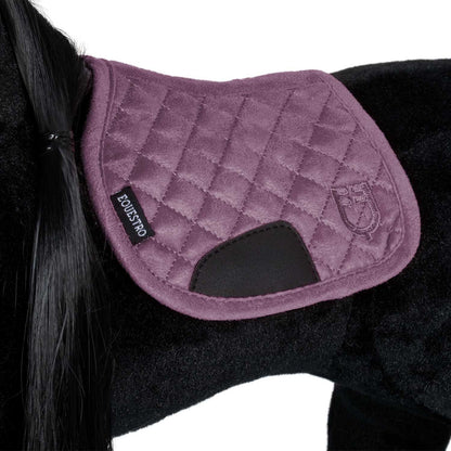 Almohadilla de silla de montar de juguete Equestro - Dark Graysh Pink
