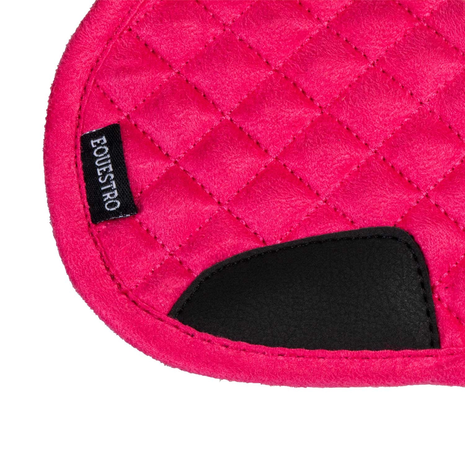 Almohadilla de silla de montar de juguete Equestro - Fucsia
