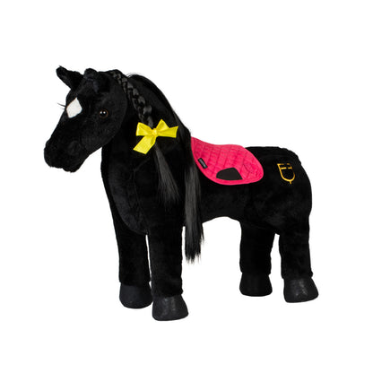 Almohadilla de silla de montar de juguete Equestro - Fucsia