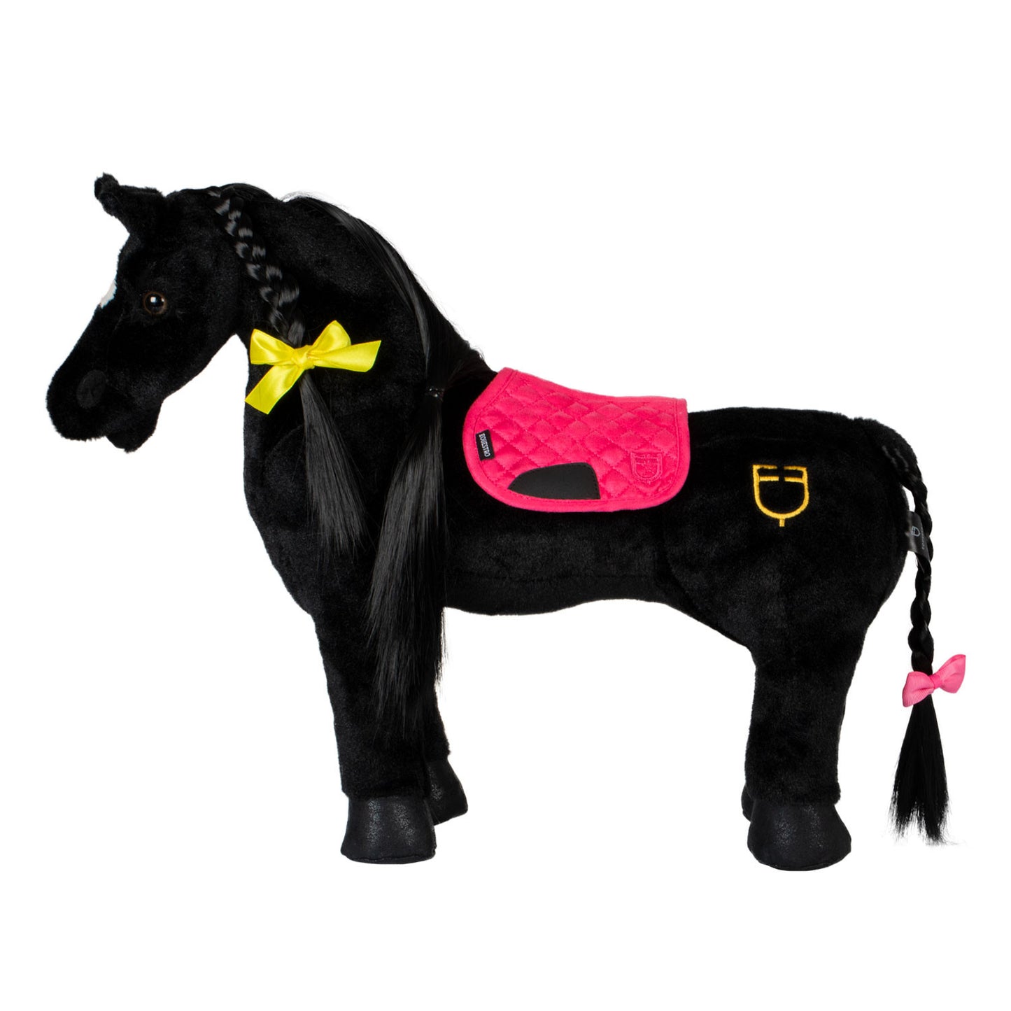 Almohadilla de silla de montar de juguete Equestro - Fucsia