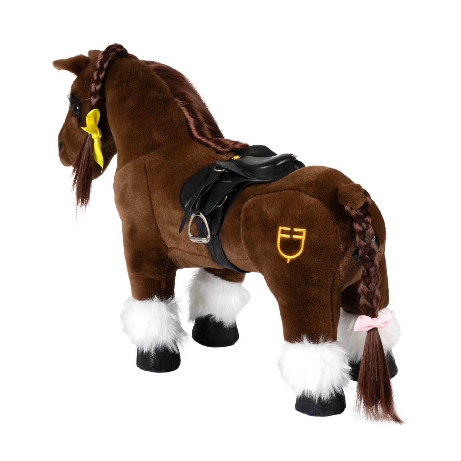 Silla de doma para caballo de juguete Equestro - Negro
