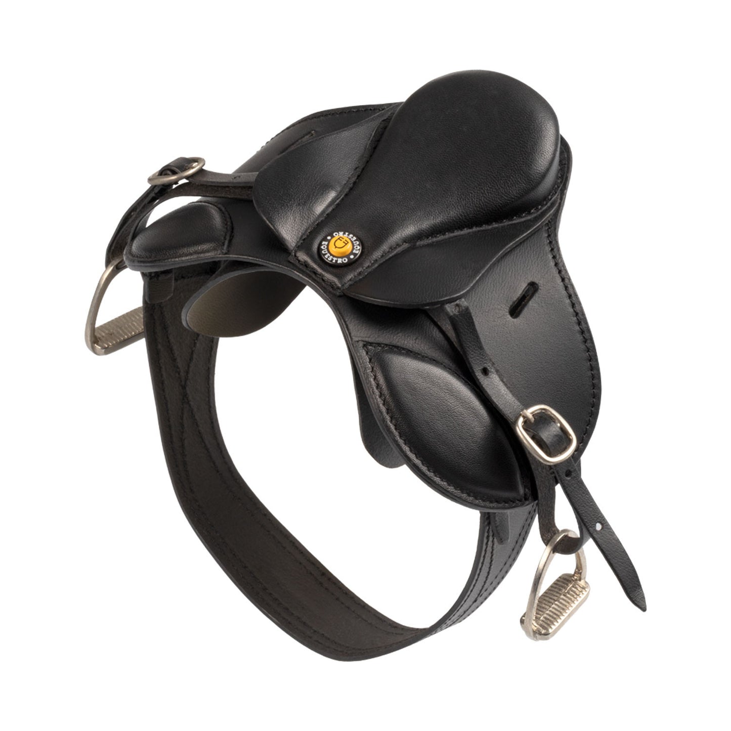 Silla de doma para caballo de juguete Equestro - Negro