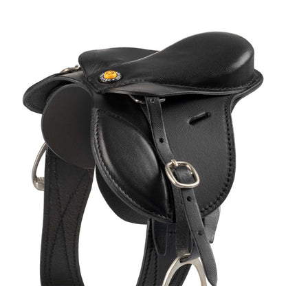Silla de doma para caballo de juguete Equestro - Negro