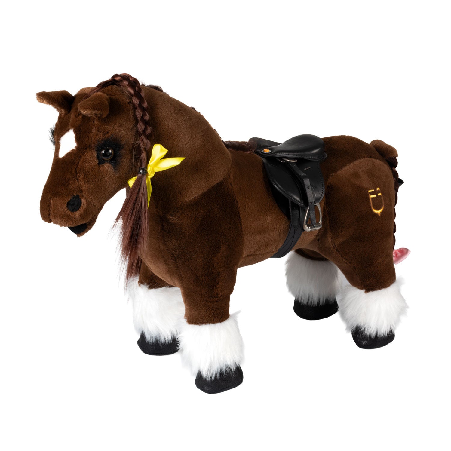Silla de doma para caballo de juguete Equestro - Negro