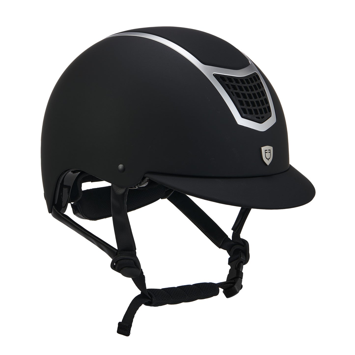 Marco ultra ligero Lucido homologación EN 1384-2023 Equestro - Black/Silver