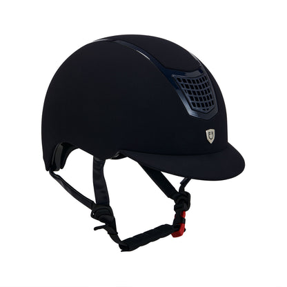 Gorra de terciopelo con ribete de color Equestro - Navy/Navy