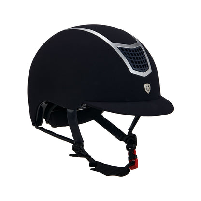 Gorra de terciopelo con ribete de color Equestro