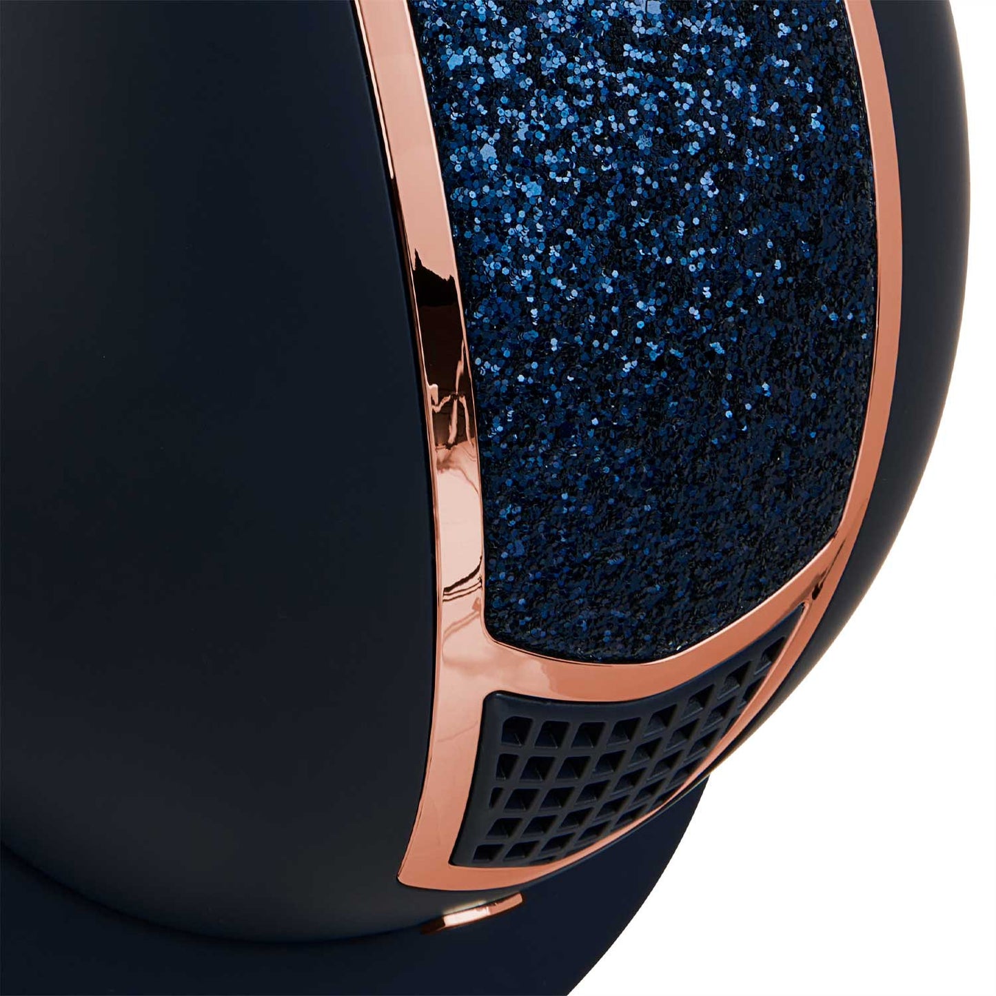 Casco con brillo homologación EN 1384-2023 Equestro - Navy/Rose Gold