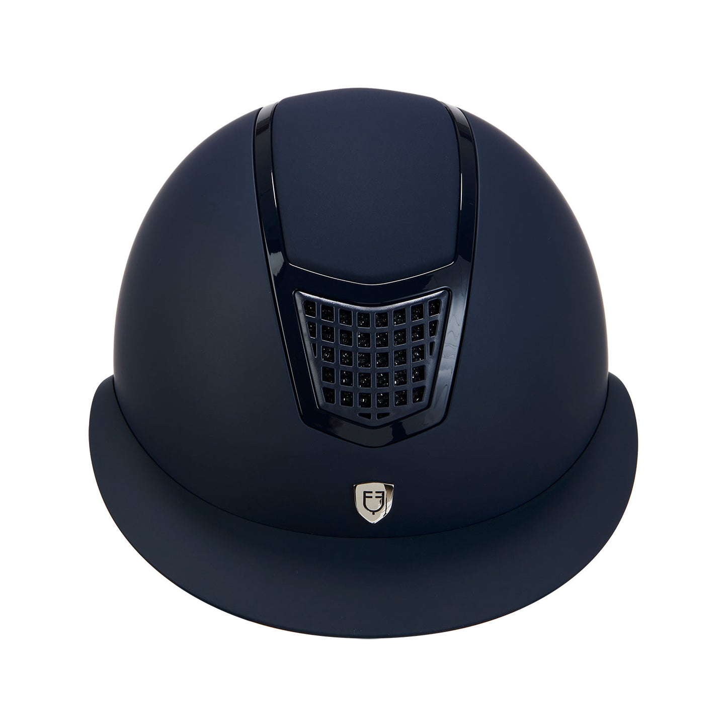 Gorra ultraligera de plástico opaco resistente con homologación EN 1384-2023 Equestro - Navy/Navy