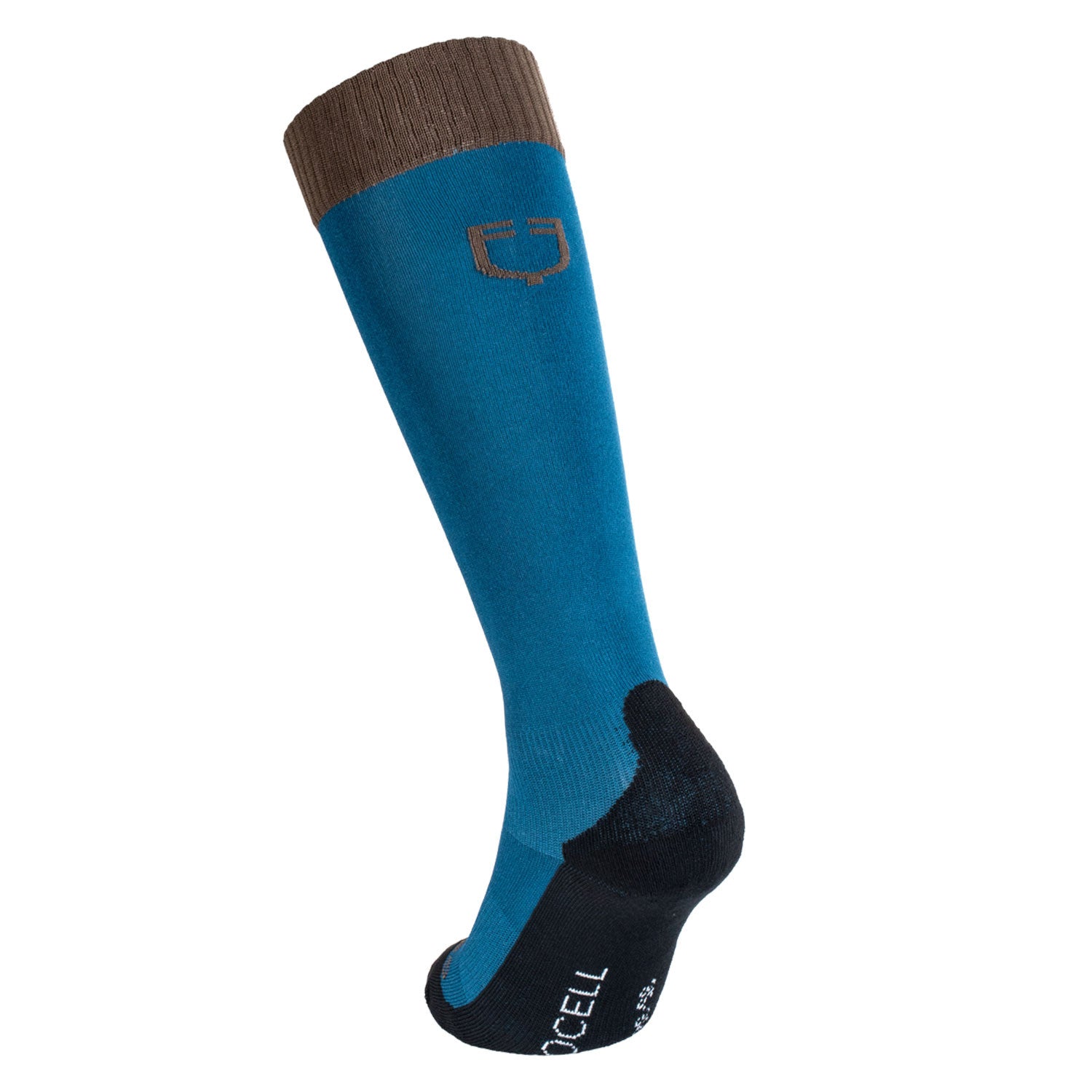 Caja básica de calcetines unisex 3 uds Equestro - Blue Coral (19-4526)/Frost Grey (17-0000)/Navy Blazer