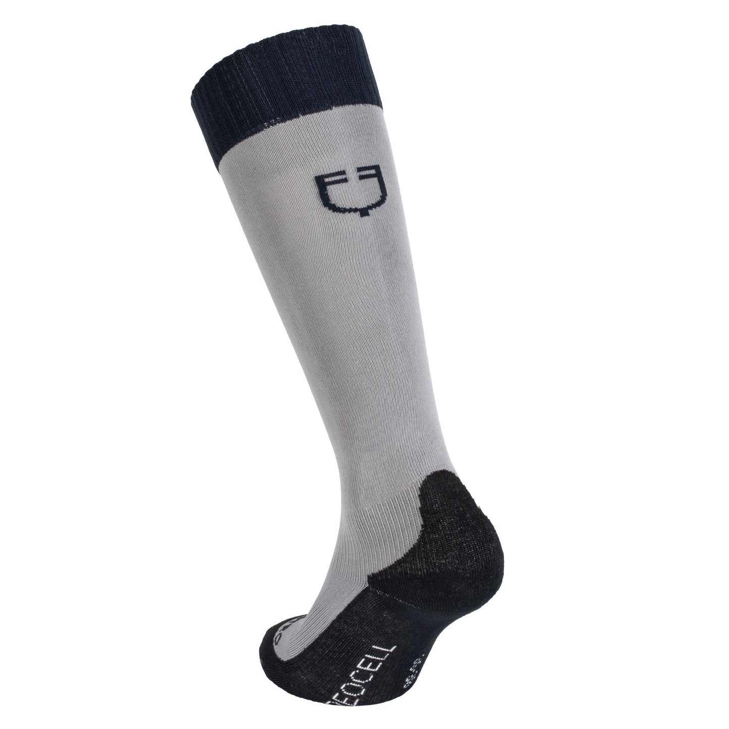 Caja básica de calcetines unisex 3 uds Equestro - Blue Coral (19-4526)/Frost Grey (17-0000)/Navy Blazer