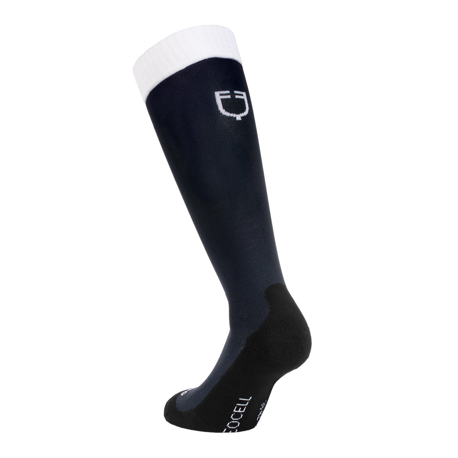 Caja básica de calcetines unisex 3 uds Equestro - Black-White/Navy Blazer (19-3923)-White/Asphalt (19-0201)-Bk