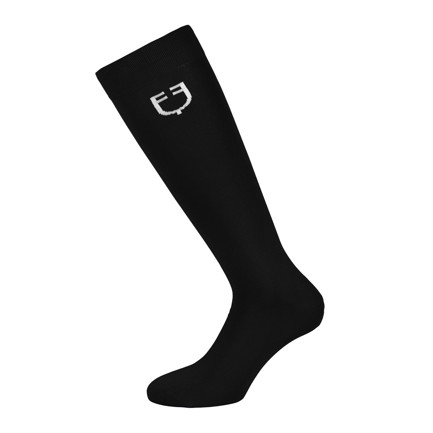 Calcetín básico ligero unisex Equestro - Black/White