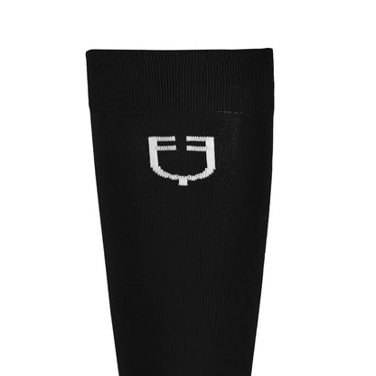 Calcetín básico ligero unisex Equestro - Black/White