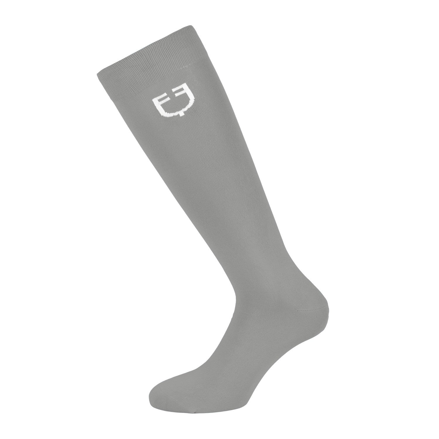 Calcetín básico ligero unisex Equestro - Frost Grey (17-0000)/White