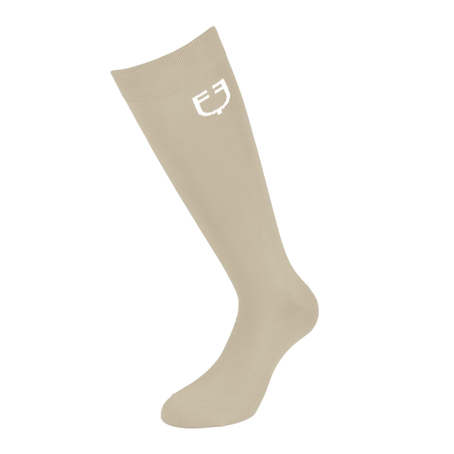 Calcetín básico ligero unisex Equestro - Oxford Tan (15-1306)/White