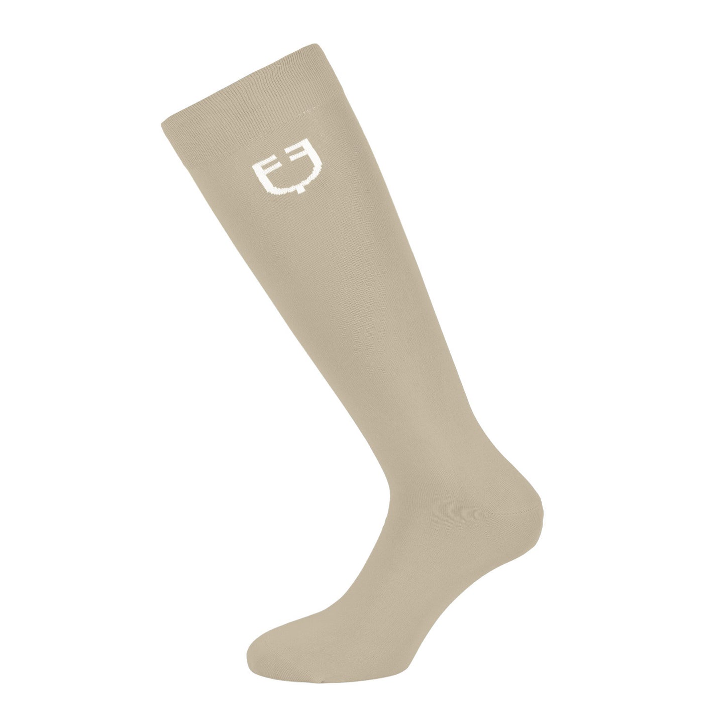 Calcetín básico ligero unisex Equestro - Oxford Tan (15-1306)/White